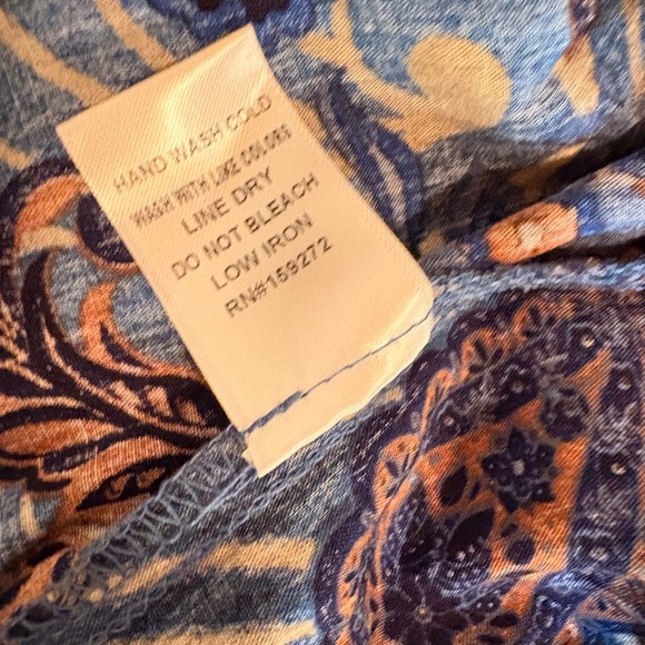 GiGio USA Women's Patchwork Floral Maxi Dress Bohemian Style Size S - Picture 10 of 10